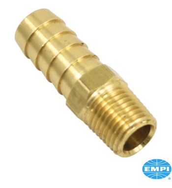 Króciec przewodu olejowego, 1/4" męski z Zaczep węża 1/2"
